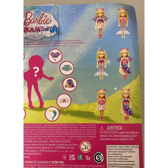 Barbie Dreamtopia Chelsea Doll Dress-up Set Toy Mermaid Princess New in box - Picture 9 of 11